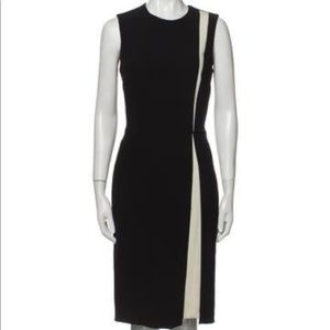 Etro Black and White Knee Length Dress